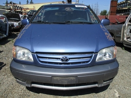 2001 TOYOTA SIENNA LE DENIM BLUE 3.0L AT Z16288
